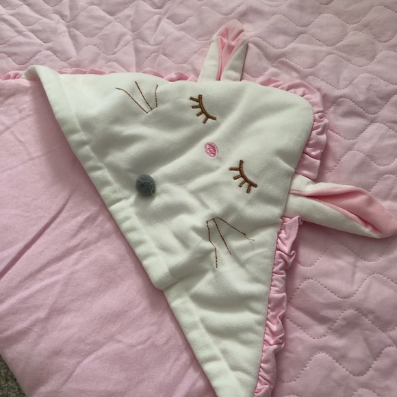 Baby bunny hoodie blanket wraps with belt - Picture 6 of 8